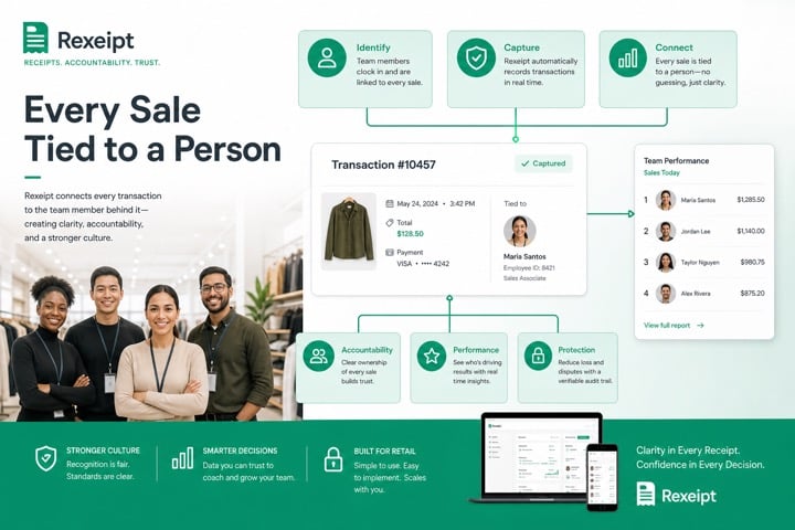 Visual for Every sale tied to a person