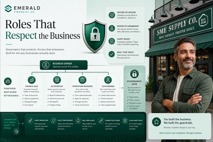 Visual for Roles that respect the business